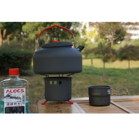 Alcos outdoor Aluminum alloy cup portable folding camping cup UD16093